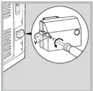 INDESIT KN3C62A(W)U S - Инсталиране на захранващия кабел - 2