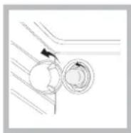 INDESIT KN3C62A(W)U S - Sostituire la lampadina di illuminazione del forno - 1