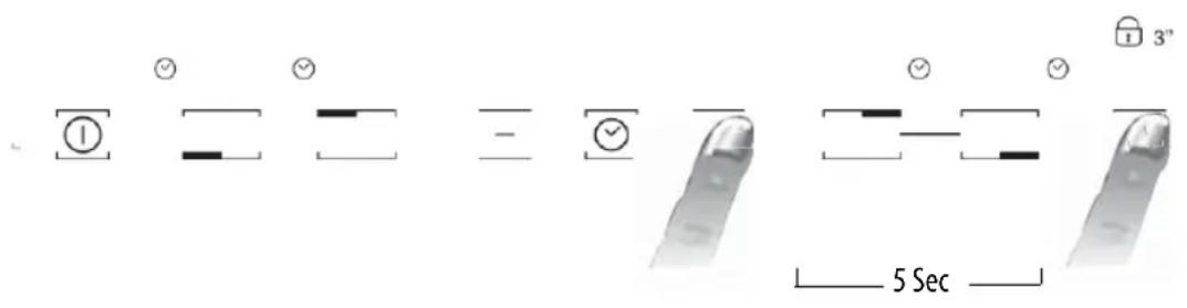 INDESIT VIS 640 C - Activação/desactivação do sinal acústico (não disponível na versão com barra deslizante) - 1