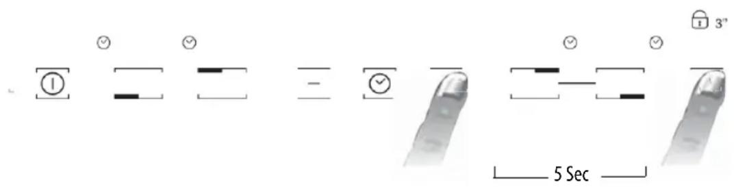 INDESIT VIA 640 0 C - Activação/desactivação do sinal acústico (não disponível na versão com barra deslizante) - 1