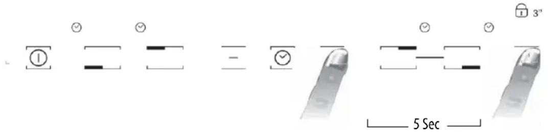 INDESIT VIA 640 0 C - Zapnuti/vypnuti zvukového signalu (neník disposiciu u verze s posuvnikem) - 1
