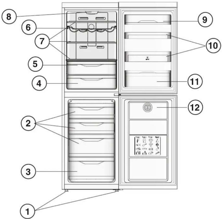 INDESIT XI8 T1I W - Vista en conjunto - 1