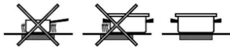 INDESIT KN3C76A(W)BG - Practical advice on using the hob - 2