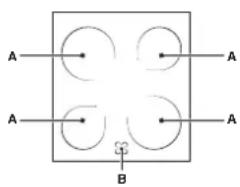 INDESIT K3C51(W)FR S - Cooking zones - 1