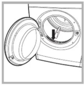 INDESIT IDV 75 (EX) - Nettoyage du filtré après chaque cycle - 1