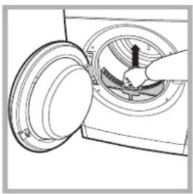 INDESIT IDV 75 (EX) - Cleaning the filter after each cycle - 2