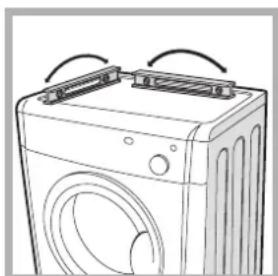 INDESIT IDV 75 (EX) - Placement du sèche-linge de niveau - 1