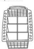 INDESIT IDL 557 S FR.2 - Panier à couverts - 1