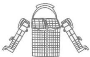 INDESIT IDL 557 S FR.2 - Panier à couverts - 3