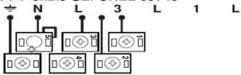 INDESIT I6VSH2(W)EX - 400V 3N~ H05RR-F 5x2.5 CEI-UNEL 35363 H05VV-F 5x2.5 CEI-UNEL 35746 - 1