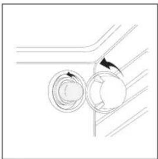INDESIT HGM 300 K.C (WH) - Replacing the Oven Lamp - 1