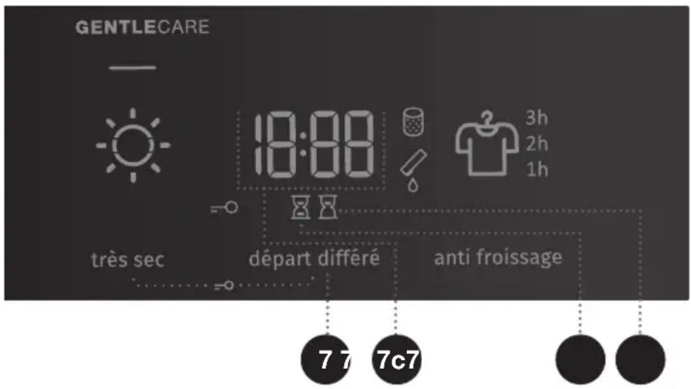 GORENJE DE7B - DÉPART DIFFÉRÉ (DÉPART DIFFÉRÉ DU PROGRAMME) - 1