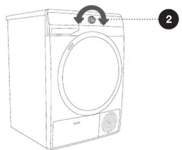 GORENJE DE7B - ÉTAPE 3 : SÉLECTION DU PROGRAMME DE SÉCHAGE - 2