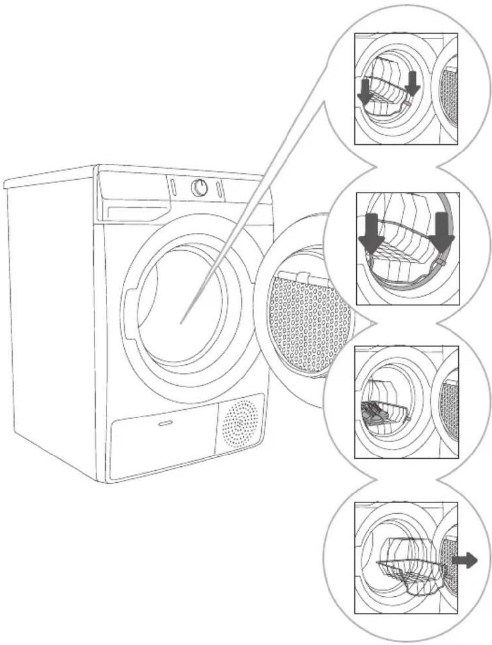 GORENJE DE7B - SÉCHAGE DANS LE PANIER (SELON LE MODÈLE) - 1