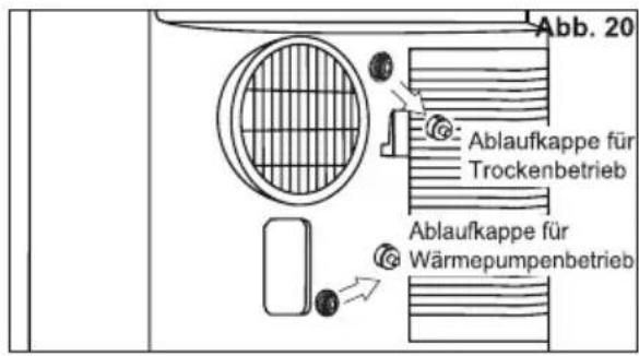 AEG AXP34U338BW - Anweisungen zur Entleerung - 1