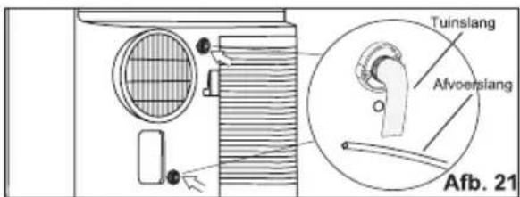 AEG AXP34U338BW - Instructie voor afvoer - 2