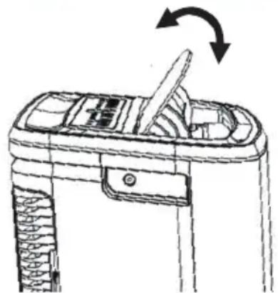 AEG AXP34U338BW - Functie Spleet zwenken - 2