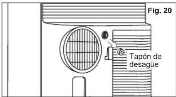 AEG AXP34U338BW - Instrucciones de drenaje - 1