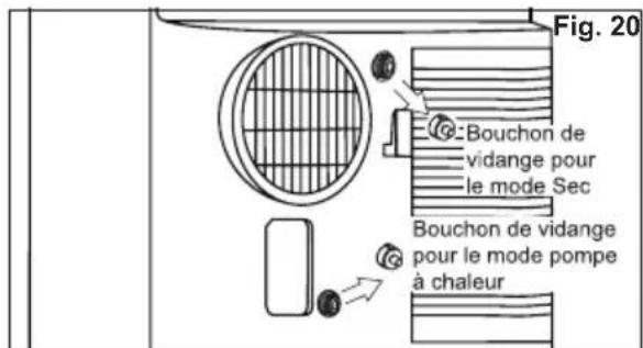 AEG AXP34U338BW - Instructions de vidange - 1