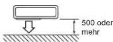 MITSUBISHI MXZ3HA50VFE1 - Hindernisse nur vorne (Ausblasseite) - 1