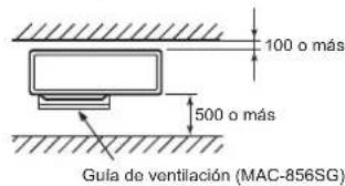 MITSUBISHI MXZ3HA50VFE1 - Obstáculos en la parte delantera y trasera - 1