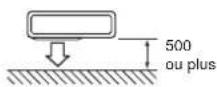 MITSUBISHI MXZ3HA50VFE1 - Obstacles sur le devant (soufflerie) uniquement - 1