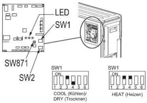 MITSUBISHI MXZ3HA50VFE1 - [Einstellung zur Verriegelung der Betriebsart] - 1