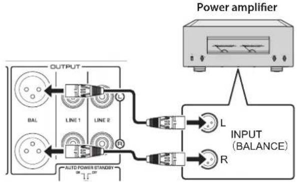YAMAHA C5000 - Connecting a power amplifier and an active subwoofer - 1