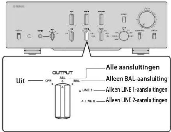 YAMAHA C5000 - De ingang en uitgang selecteren - 1