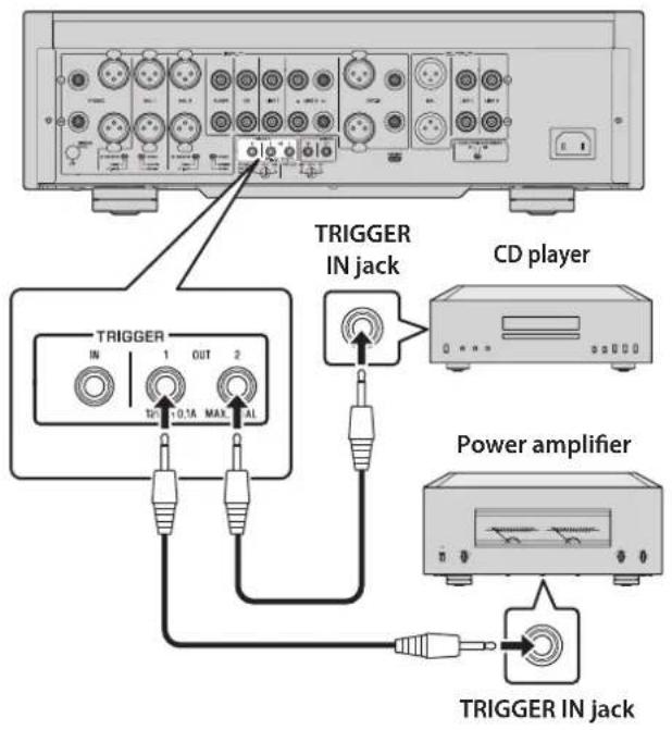 YAMAHA C5000 - Controlling the power on-and-off operation of a connected component, such as a power amplifier, in sync with this unit - 1