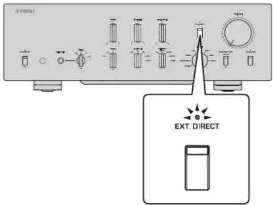 YAMAHA C5000 - Choix du signal reçu aux prises EXT.IN - 1