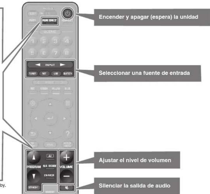 YAMAHA MusicCast Aventage CXA5200 - Funciones de reproduccionas - 1