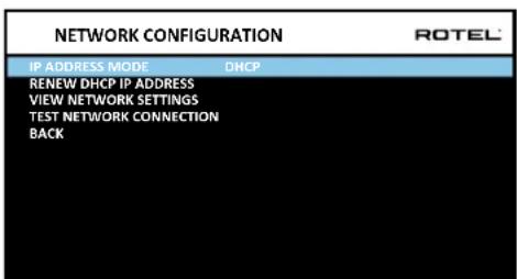 ROTEL RSP1576 - Configuration Système (System Setup) - 2