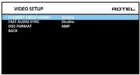 ROTEL RSP1576 - Impostazione sistema (System Setup) - 4