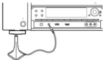 MARANTZ AV7705 - Connectez le microphone de mesures et de configuration sur la prise SETUP MIC de cet appareil. - 1