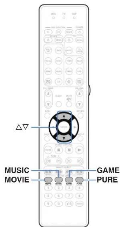 MARANTZ AV7705 - Sélection d'un mode d'écoute - 1