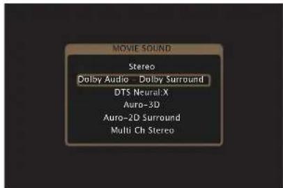 MARANTZ AV7705 - Passage au mode audio - 2