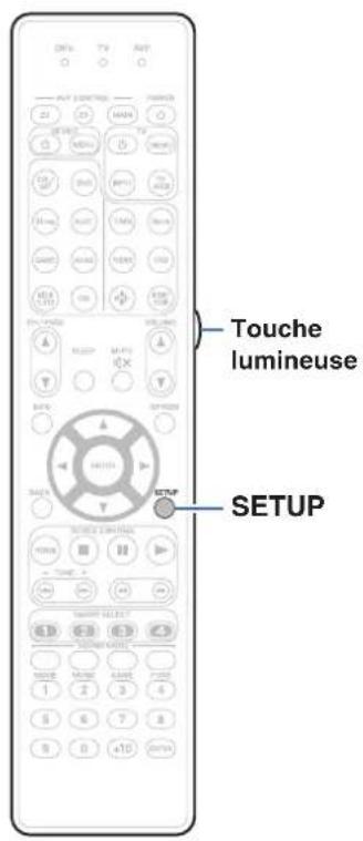 MARANTZ AV7705 - Réglage du rétro-éclairage - 1