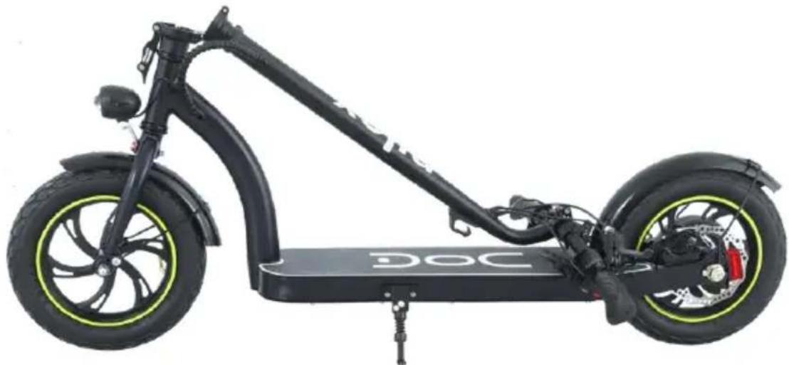NILOX Doc Twelve - Trottinette partiellement pliée - 3