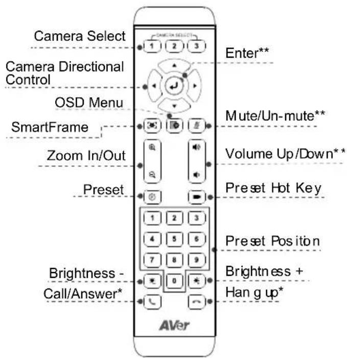AVer CAM520 Pro - Remote Controller - 1