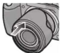 PANASONIC Lumix G Vario 1442mm f3.55.6 II ASPH - ■ Rangement temporaire du parasoleil - 2