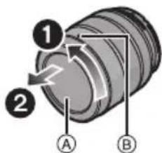 PANASONIC Lumix G Vario 1442mm f3.55.6 II ASPH - Attaching/Detaching the Lens - 1