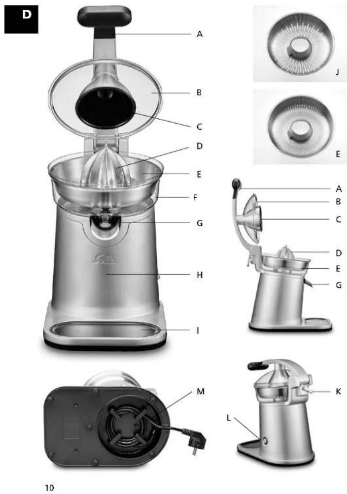 Solis Citrus Press Station 8454 - D - 1