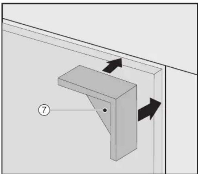 MIELE KWT 2671 ViS - Préparation du montage de la façade du meuble - 12