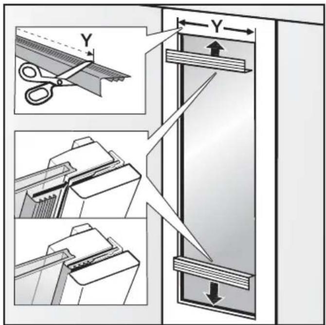MIELE KWT 2671 ViS - Poser les baguettes de porte - 3