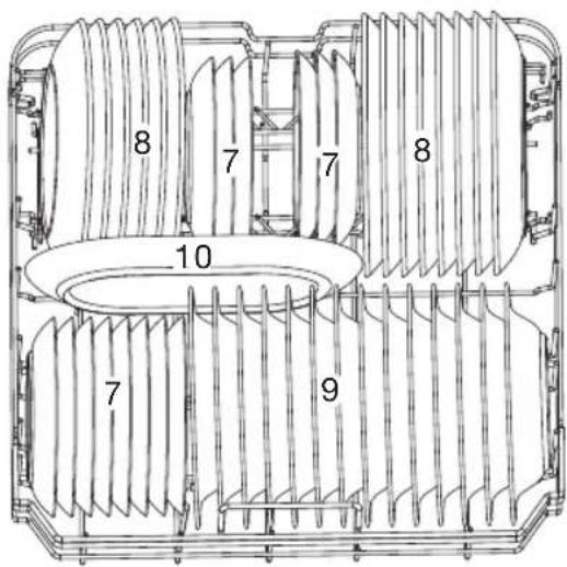 ETNA VW742RVS - Panier inférieur - 1