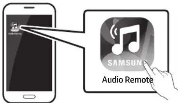 SAMSUNG HWN660 - A Samsung Audio Remote alkalmazás indítása - 1