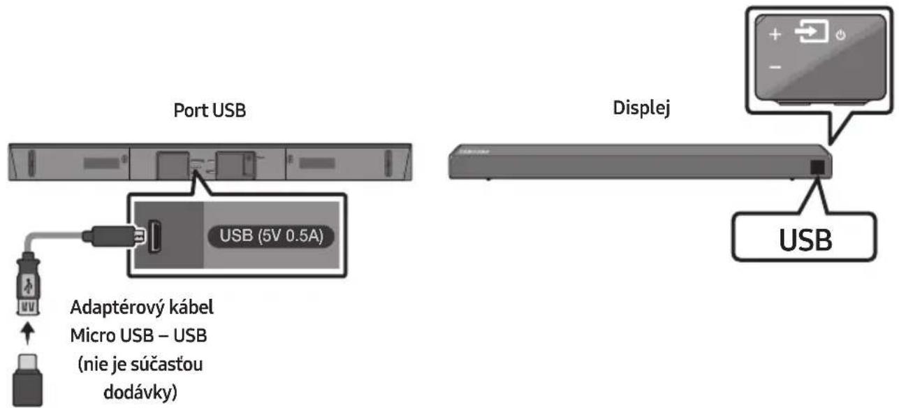 SAMSUNG HWN460 - PRIPOJENIE ÚLOŽNÉHO ZARIADENIA USB - 1