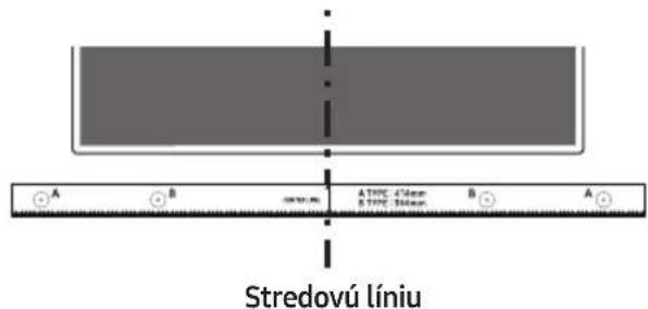 SAMSUNG HWN460 - Na povrch steny sa umiestni Inštalačná pomôcka na montáz na stenu. - 2