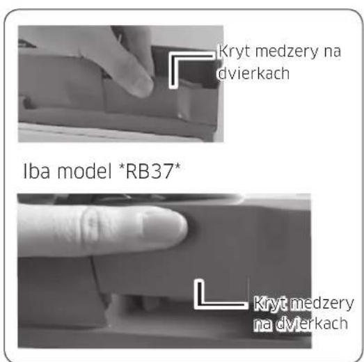 SAMSUNG RB33J3420WW - Zmena smeru otvarania dvierok - 4